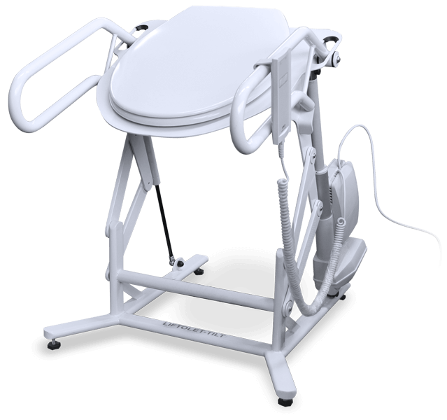 Toilet seat lift Liftolet - the practical wc seat lift - sit down and stand  up aid