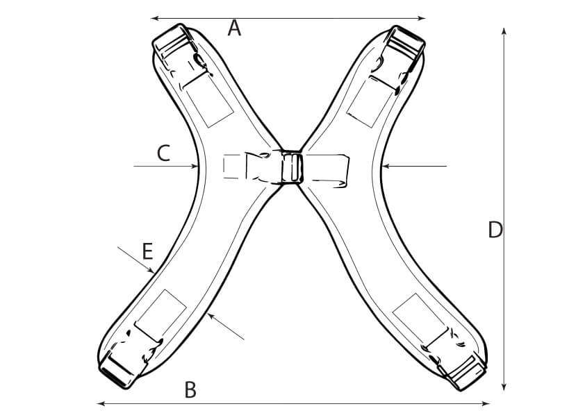 BodyMap Hosenträger Skizze BodyMap Hosenträger Skizze