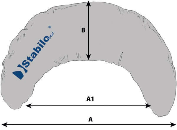 Technische Daten StabiloBed® Halbmondkissen Technische Daten StabiloBed® Halbmondkissen