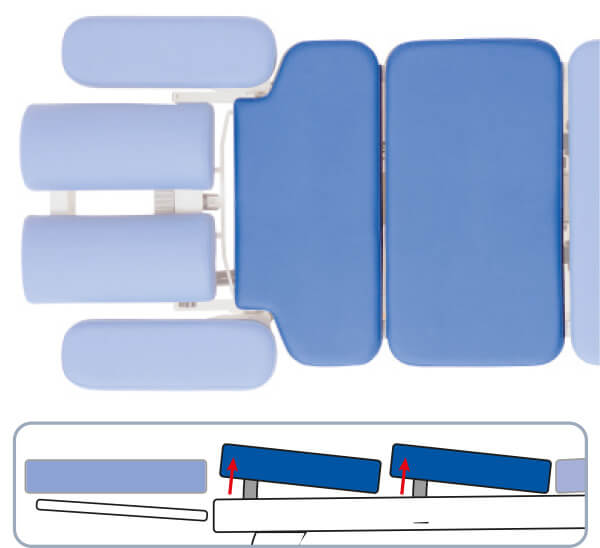 Position 7 – 6 Thoorax- und Lumbar-Bereich Drop